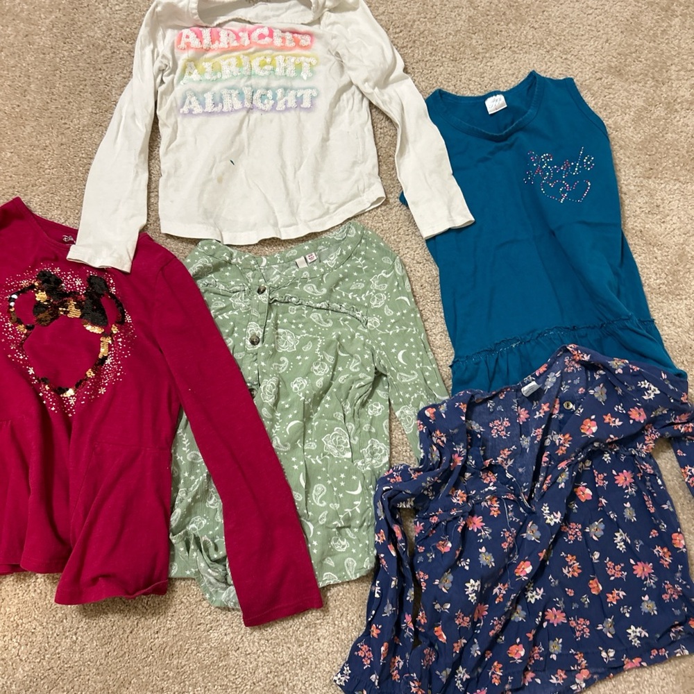 Colorful Girls' Clothing Bundle of 5